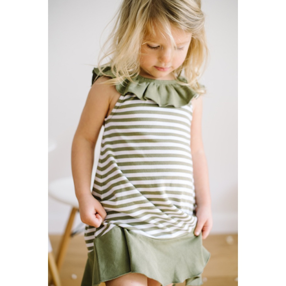Kids Ruffle Dress【全5色】