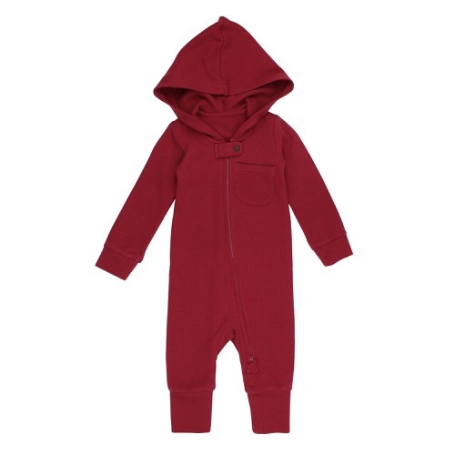 Thermal Zipper Romper【全4色】