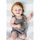 Muslin Tie-Shoulder Bodysuit【全4色】