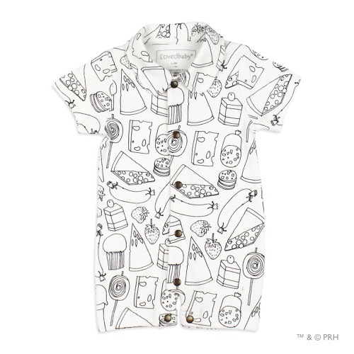 S/Sleeve Romper【全3種類】