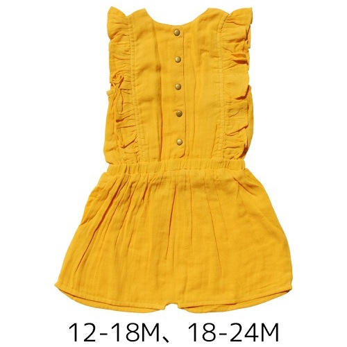 Muslin Ruffle Bodysuit【全4色】