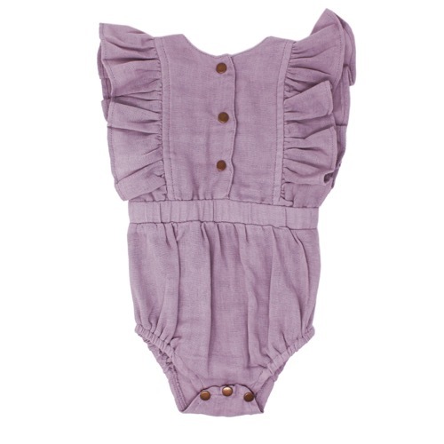 Muslin Ruffle Bodysuit【全4色】