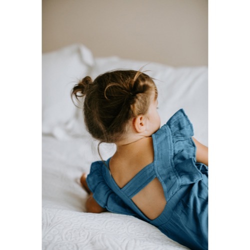 Muslin Ruffle Bodysuit【全4色】