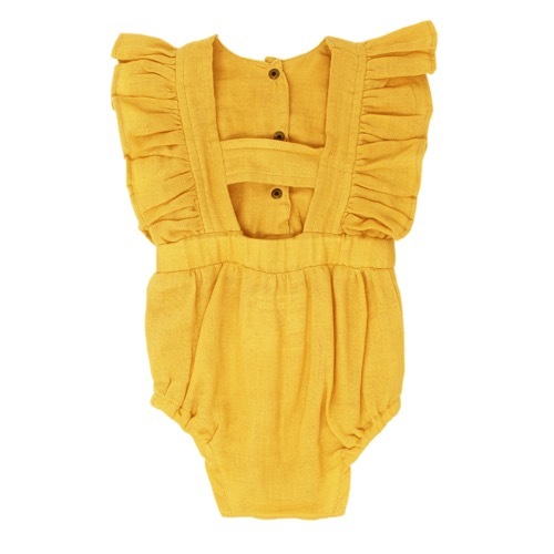 Muslin Ruffle Bodysuit【全4色】