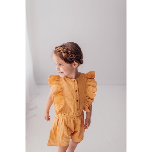 Kids Muslin Ruffle Jumper【全7色】