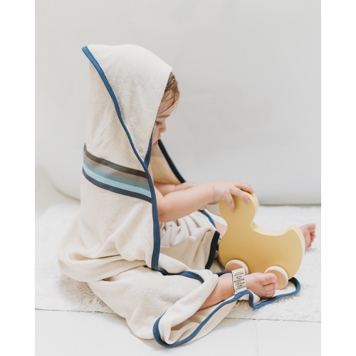 Terry Cloth Hooded Towel 【全3色】