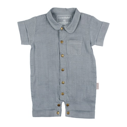 Muslin S/Sleeve Coverall 【全3色】