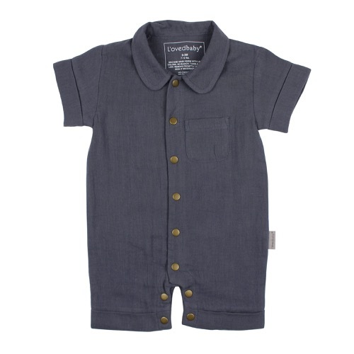 Muslin S/Sleeve Coverall 【全3色】