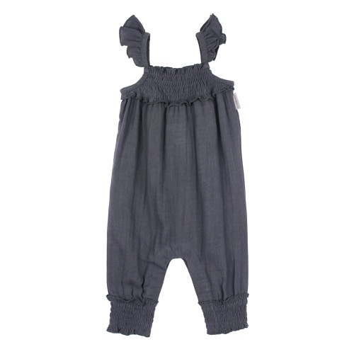Kids Muslin Sleeveless Romper 【全2色】