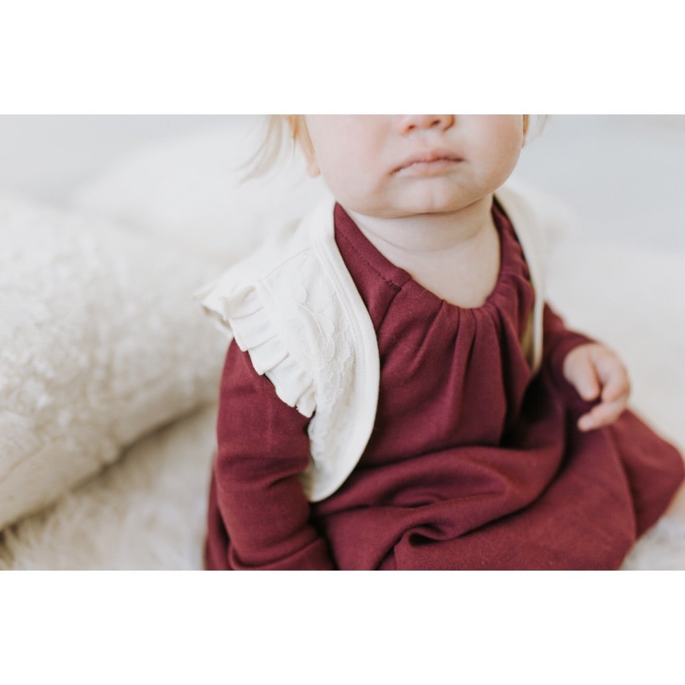 Lace Ruffle Vest【全3色】