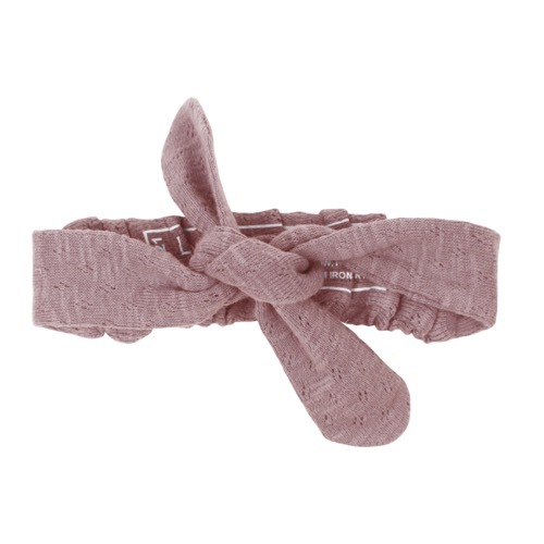 Pointelle Tie Headband【全2色】