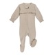 Smocked Zipper Footie【全3色】