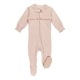 Smocked Zipper Footie【全3色】