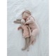 Smocked Zipper Footie【全3色】