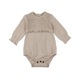 Smocked Chest Bodysuit【全3色】