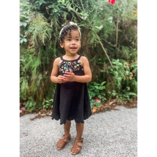 Kids Embroidered Twirl Dress【全3色】