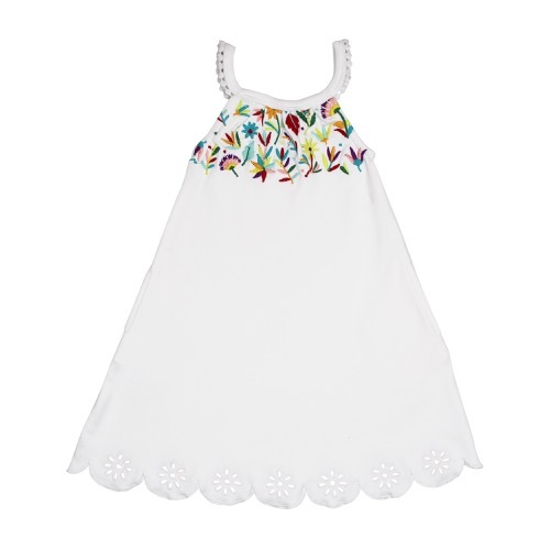 Kids Embroidered Twirl Dress【全3色】