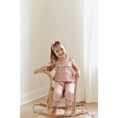 Kid's Muslin Sleeveless Romper