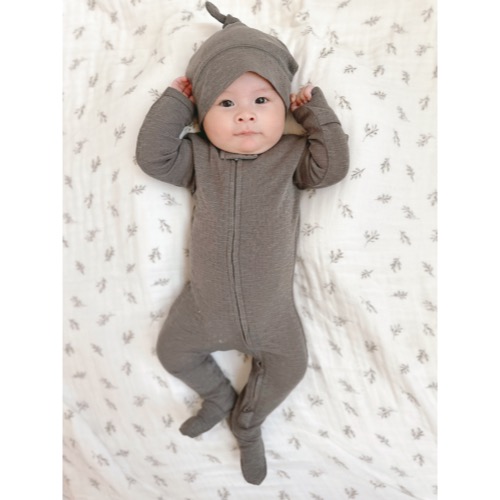 Pointelle 2-Way Zipper Footie