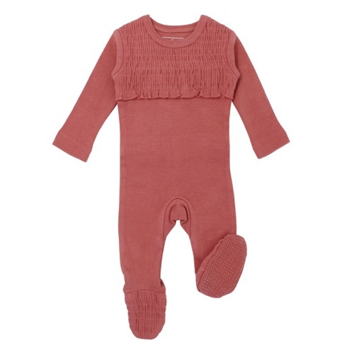 【Outlet】Smocked Footie【全3色】