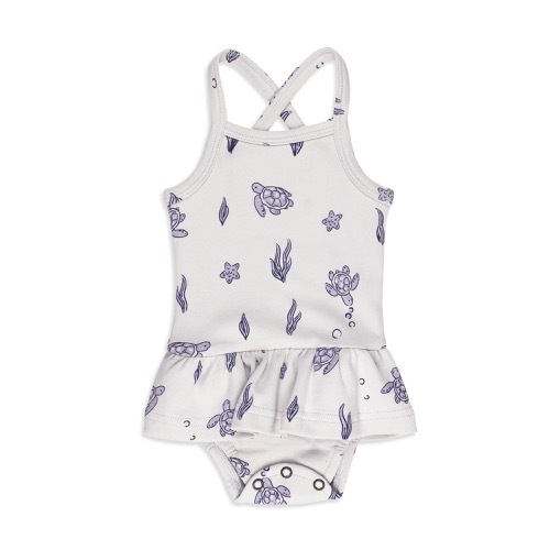 Skirted X-Back Bodysuit【全2種類】