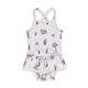Skirted X-Back Bodysuit【全2種類】