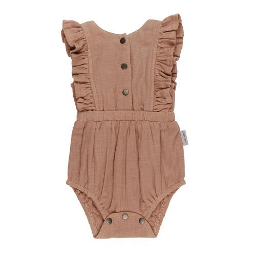 Muslin Ruffle Bodysuit【全2色】