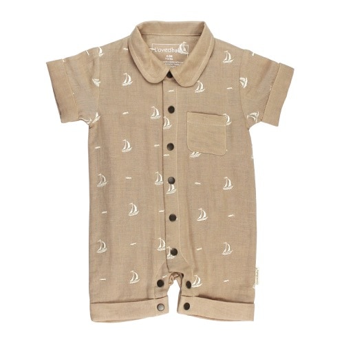 Muslin S/Sleeve Coverall【全5種類】