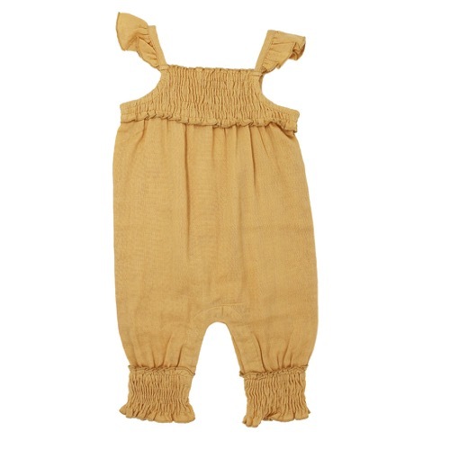Muslin Sleeveless Romper【全4色】