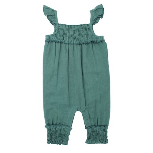 Muslin Sleeveless Romper【全4色】