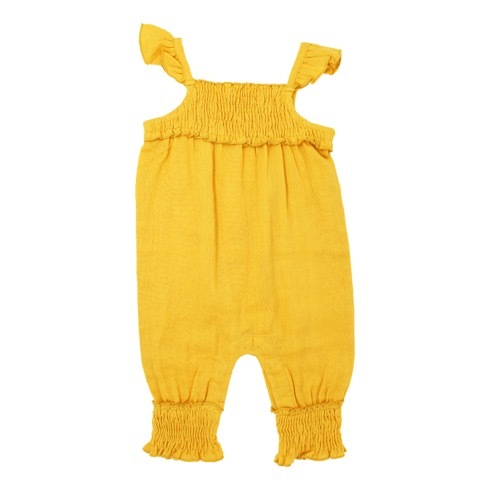 Muslin Sleeveless Romper【全4色】
