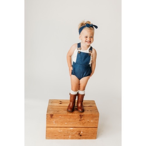 Denim Bubble Overall