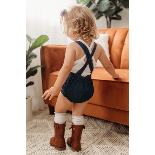 Denim Bubble Overall