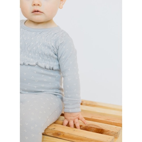 Smocked Footie【全3色】