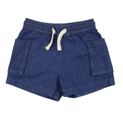 Kids Denim Cargo Short