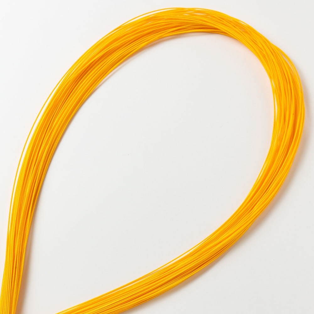 水引キット　絹巻水引　濃黄50本入　工作用・材料　Mizuhiki  Paper cord