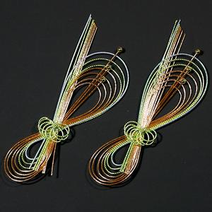 飾り水引（大）　フェザー (WR-M17)　2個入り　水引細工　※在庫限り