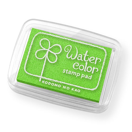 こどものかお　スタンプ用インク<br>ニューウォーターカラーS<br>ライム