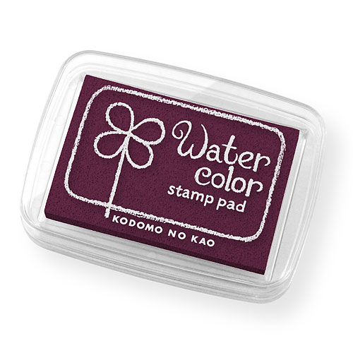 こどものかお　スタンプ用インク<br>ニューウォーターカラーS<br>バーガンディ