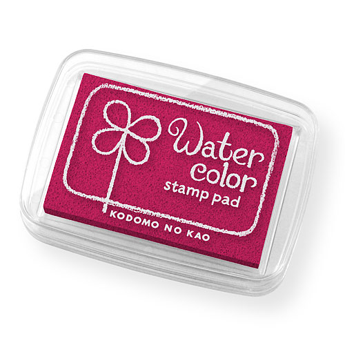 こどものかお　スタンプ用インク<br>ニューウォーターカラーS<br>オペラピンク