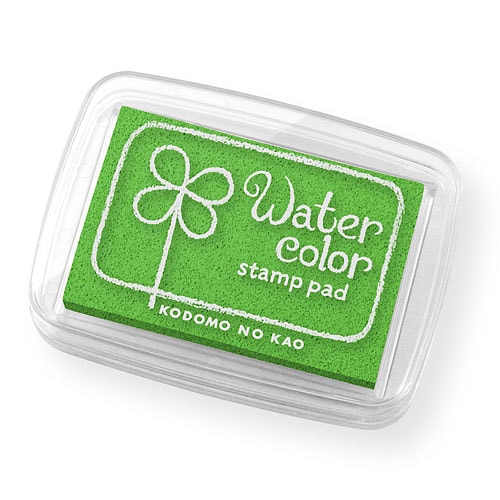こどものかお　スタンプ用インク<br>ニューウォーターカラーS<br>スプリンググリーン