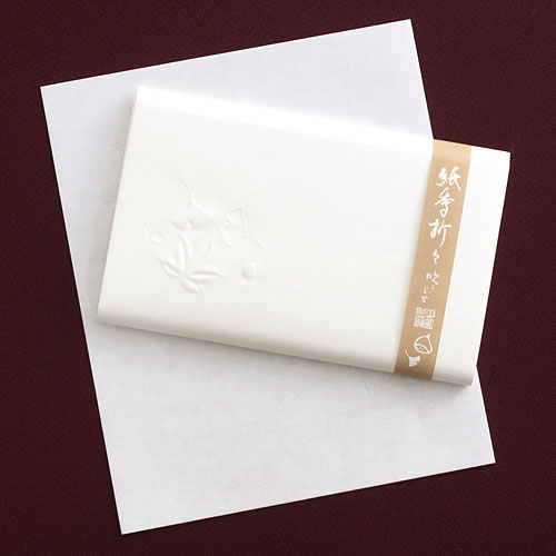 紙季折々の懐紙　吹きよせ　浮彫　30枚入　Kaishi