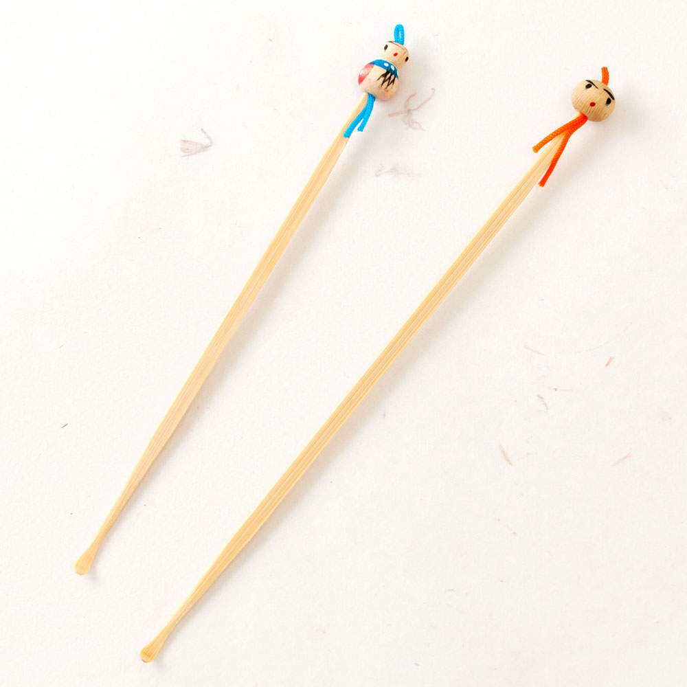 竹製夫婦耳かき　２本セット (KS)　Bamboo earpick|和小物その他|和小物