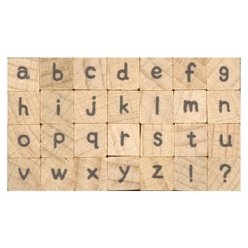 プチ文字スタンプセット小　手書き風小文字 (1228-005)　こどものかお　Petit character stamp set|はんこ・スタンプ|和柄ステーショナリー