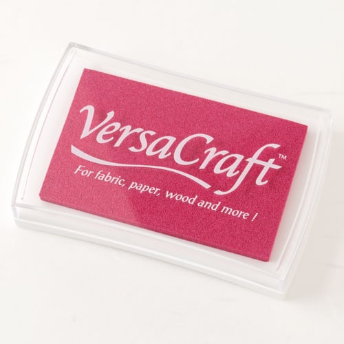 スタンプ用インク　バーサクラフト(VersaCraft)　チェリーピンク (19942-115)　布用・顔料系水性インク　こどものかお　Stamp ink|はんこ・スタンプ|和柄ステーショナリー