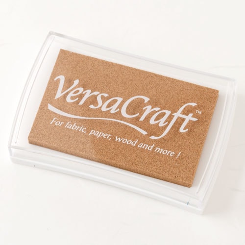スタンプ用インク　バーサクラフト(VersaCraft)　サンド (19942-154)　布用・顔料系水性インク　こどものかお　Stamp ink