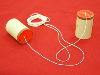 かぐや姫竹糸電話　竹から竹へもしもーし♪|木の玩具|なつかしの玩具