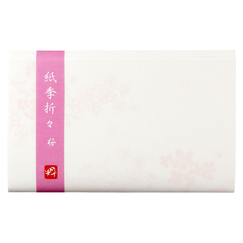 紙季折々の懐紙 桜満開 30枚入 Kaishi | こだわりの和雑貨 和敬静寂