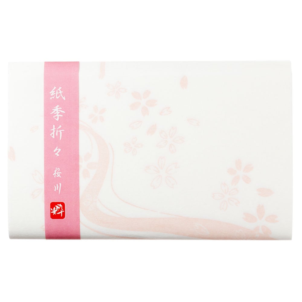 紙季折々の懐紙　桜川　30枚入　Kaishi