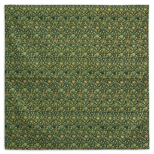 京都 あらいそ 綿風呂敷 唐草花鳥紋 青 50cm | こだわりの和雑貨